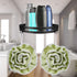 TOPINCN Bathroom Corner Shelf for Shower Wall Mounted Shower Caddy Storage Organizer for Kitchen Toilet(Black)...