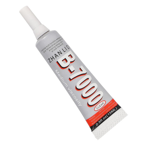 5pcs B-7000 15ml Adhesive Multi-Function Glues Paste Adhesive in for DIY Craft Glass, Wooden, Manicure, Phone Repair Jewelry Making Supplies...