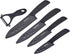 Ceramic Knife, Ceramic Knife Set with Protective Cover, Kitchen Knife Set with 4-Piece Knife and 1 Peeler, Chef's Knife Sets for Meat, Fruit, Vege...