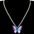 Acrylic Purple Butterfly Jewelry Set Cute Monarch Butterfly Earrings Necklace Charms Insect Dangle Pendant Ornament Gifts for Women...