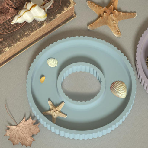 Round Resin Mold Tray Epoxy Resin Mold Jewelry Storage Silicone Mold 3D Resin Casting Mold for DIY Home Decoration Crafts (Round)...
