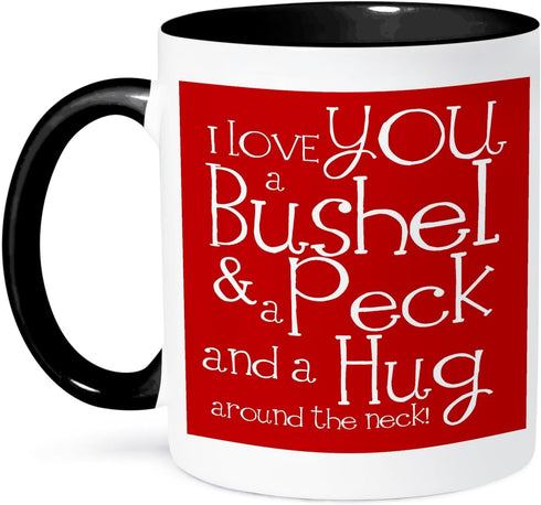 3dRose mug_193475_4 Two Tone Mug, Black, 11 oz...