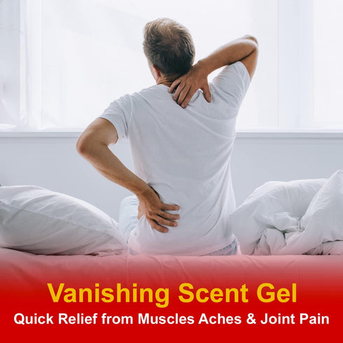 CareAll Muscle & Joint Vanishing Scent Gel, 3.0 oz. (3 Pack), Non-Greasy, Pain Relief Gel for Muscle, Back and Minor Arthritis, Topical Analgesic,...
