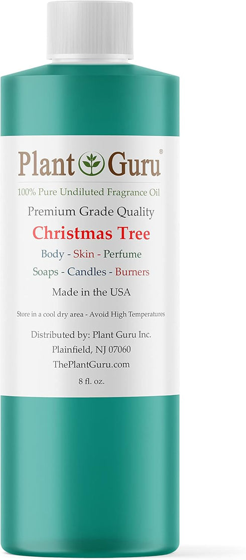 Christmas Tree Fragrance Oil 8 fl. oz. Holiday Scented Oil for DIY Soap Making, Candles, Bath Bombs, Body Butters. Used in Aromatherapy Diffusers,...