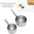 2pcs Sauce Cup 304 Stainless Steel Stackable Handle Design Mini Sauce Pan for Banquet Outdoor Picnic,Ramekin Dipping Sauce Seasoning Bowls with Ha...