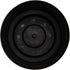 Bloem Hopson Round Planter with Gold Metal Stand: 6" - Black - Durable Plastic Pot, Powder Coated Removable Stand, for Indoor and Outdoor Use, Gar...