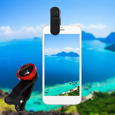 3 Lens Kit for iPhone and Android Smartphones | Ultra Wide Angle, Fisheye, Macro Lenses | Camera Photography & Video Creation | Palo Alto Electron...