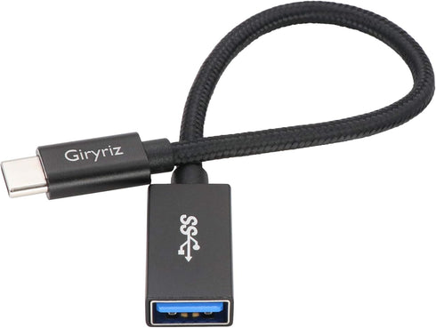 USB-C Male to USB3.1 Gen2 Female Adapter Cable, Type-C OTG Cable, Speed Up to 10Gbps (Black)...