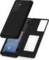 GOOSPERY for Galaxy S21 Ultra 6.8"(2021) Card Holder Wallet Case, Easy Magnetic Door Closure Protective Dual Layer Bumper Sturdy Phone Back Cover ...
