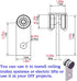 2 Wheel Trolley Assembly Rollers Two Bearing Trolley Assembly for 1-5/8" Wide and All 1-5/8" or Taller Strut Channel…...