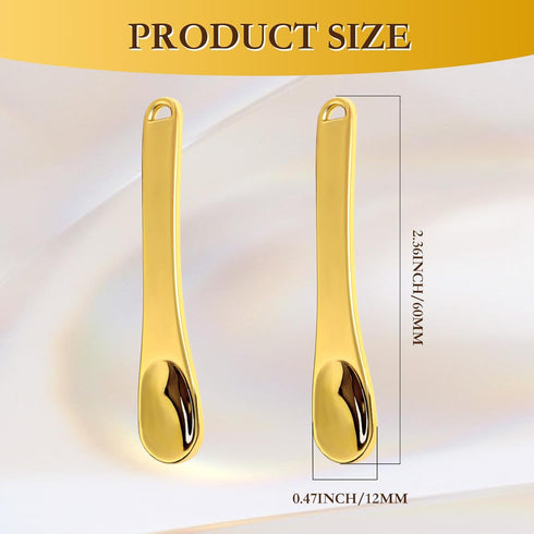 Makeup Metal Spatula 4 Pcs Mini Spoon Beauty Scoop Reusable Skin Care Spatula Massage Makeup Beauty Spoons Mask Shovel Applicator For Facial Cosme...