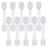 Child Safety Cabinet Locks - (10 Pack) Baby Proofing Latches to Drawer Door Fridge Oven Toilet Seat Kitchen Cupboard Appliance Trash Can with 3M A...