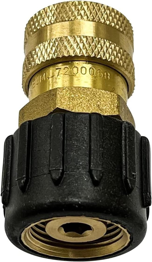 Simpson Cleaning 7200068 Replacement QC Socket for Pressure Washer Pumps Up to 4500 PSI, Brass, Female M22, Gold...