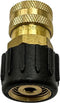 Simpson Cleaning 7200068 Replacement QC Socket for Pressure Washer Pumps Up to 4500 PSI, Brass, Female M22, Gold...