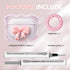 Airpods Pro 2nd Generation Case with Cute 3D Colour Bow Design Soft Clear TPU Cover with Cute Keychain, Airpods Pro Case Cleaning Pen Kit for Woma...