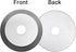 45 RPM Record Adapter Solid Aluminum 7 Inch Vinyl Record Dome 45 Adapter for Turntables (Silver)...