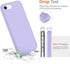 IceSword iPhone Case 2022/2020/7/8 Silicone Purple, Liquid Gel Rubber Cover, Drop Protection 4.7" iPhone SE 3 - Purple...