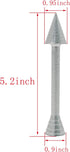 HJ Garden 1pc Aluminium Alloy Baking Pastry Cone Holder Rose Flower Sticks Flower Nail Cake Decorating for Icing Flowers Making...
