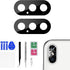 2 Sets for iPhone X OEM Back Camera Lens Glass Replacement for iPhoneX 10 Rear Main Camera Lens with Dual-Sided Adhesive Repair Kit Fix Tool Tweez...