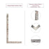 L Shaped Ruler 6" x 12" Metal 90 Degree Square Ruler Right Angle Ruler for Carpenter Engineer - 300 x 150mm...