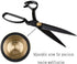 Fabric Scissors Sewing Black - 10 Inch Scissors Heavy Duty Professional Industrial Strength High Carbon Steel Shears Leather Paper Sewing Craft Ho...