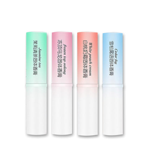 4PCS Solid Balm Sets Solid Perfume Portable Pocket Balm Perfume Perfect for Travel Use Natural Fragrance Parfum for Men and Women...