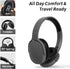 Lightweight Wireless Headphones Bluetooth Over-Ear with Noise Cancelling, Low Latency, Foldable Design - 3D HiFi Stereo Headset for Travel, Home O...