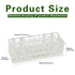 Plastic Test Tube Rack for 20mm, 40 Wells, White,Detachable (40 Hole)...