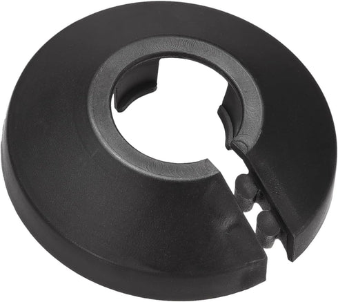 uxcell Pipe Cover Decoration, 16mm PP Plastic Escutcheon Water Pipe Drain Line Cover Black 10pcs...