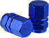 EBOOT 8 Pieces Tire Stem Valve Caps Wheel Valve Covers Car Dustproof Tire Cap, Hexagon Shape (Blue)...