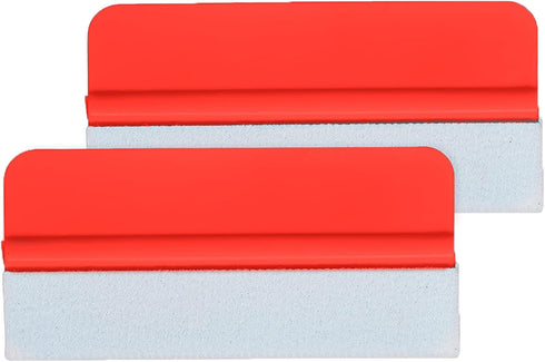 iVyne Colorful Plastic Squeegee for Vinyl/Scraper Tool with Soft Felt Cloth - for Cricut Crafting - Window Tint - Adhesive Vinyl Decal - Lettering...