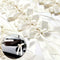 FQTANJU 30 pcs Delicate Wedding Pew End Bowknots Ribbon Bows Cars Chairs Decorations. (Ivory)...