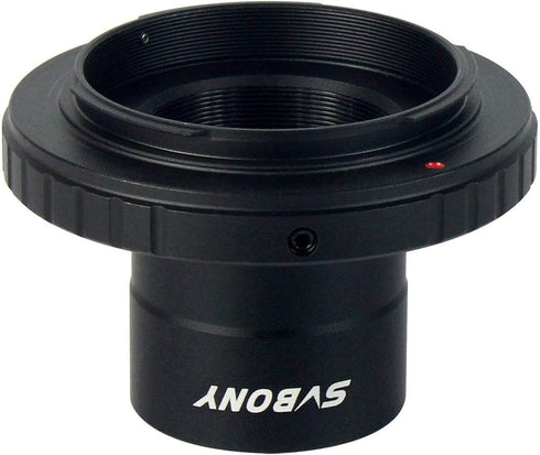 SVBONY Telescope Photo Adapter, T Adapter and T2 T Ring Adapter 1.25 inch Telescope Accessory Compatible for Nikon Camera and Telescope...