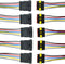 ESUPPORT 5 Pin Way Car Auto Waterproof Electrical Connector Plug Socket Kit with Wire AWG Gauge Marine Pack of 5...