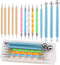 14 Pcs Dotting Tools Ball Styluses with Box, Dotting Tools Set Rock Painting, Pottery Clay Modeling Embossing Nail Art...
