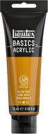 Liquitex BASICS Acrylic Paint, 118ml (4-oz) Tube, Yellow Oxide...