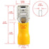 Baomain 1/4" Female quick disconnects vinyl Insulated Spade Wire Connector Electrical Crimp Terminal 12-10 AWG Yellow (200PCS)...