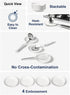LE TAUCI Ceramic Spoon Rest for Counter, Coffee Spoon Holder, Stove Top Protection, Kitchen Decor, Accessories for Countertop - 4.8 inch, Set of 1...