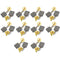 Carbon Brushes Replacement for Electric Motors 18mm x 17mm x 7mm - 20pcs...
