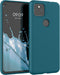 kwmobile Case Compatible with Google Pixel 5a 5G Case - Soft Slim Protective TPU Silicone Cover - Teal Matte...