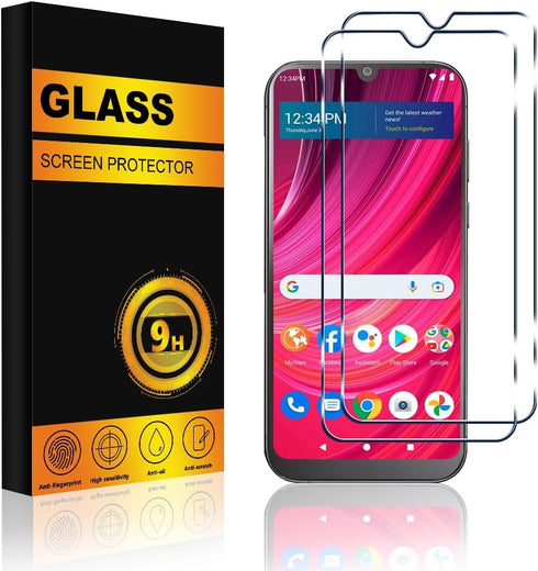 ?2 PACK? Blu View 4 B135DL Screen Protector with 9H Hardness Touch Sensitive Easy Installation Tempered Glass Film...
