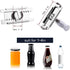 Jar Opener Stainless Steel Adjustable Tool for 1-4 inches Bottle Can Lids, Fit Seniors, Arthritis, Women, Chilren, Weak Hands...