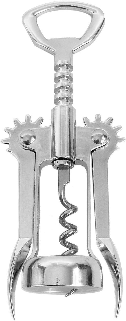 Wing Corkscrew Wine Opener by HQY - Premium All-in-one Wine Corkscrew and Bottle Opener - Risk Free Money-back!...