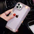 Bonitec Compatible with iPhone 13 Pro Max Case for Women Girls 3D Glitter Sparkle Bling Case Luxury Shiny Cute Crystal Charms Rhinestone Diamond B...