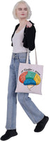Quilter Tote Bag Funny Quilter Gifts for Quilting Lovers Supplies Bag Quilt Lovers Gift Shopping Bag A Quilter's Brain...