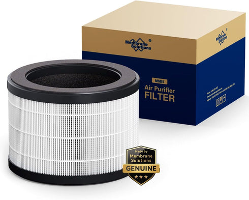 Genuine MSB5 Air Purifier Filter Replacement, 3-in-1 High-Efficiency H13 True Hepa Air Filter Replacement for Smoke Pollen Dander Hair Smell-Stand...