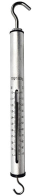 Economy Dynamometer, Aluminum - 100g / 1N - Zero-Point Calibration Capability - High Resolution Scale, Spring Balance - Classroom Quality - hBARSC...