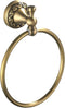 Towel Ring Antique Brass Hanger Hand Towel Holder for Bathroom Kitchen Accessories Wall Mounted,Pattern Carving Design...