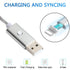 momen LED Charger Cable, 2 Pack 10FT Lightning Cable MFi Certified Data Sync Cord Compatible 13/12/11/XS Max/XS/XR/X/8/7/Plus/SE/iPad,iPhone Charg...