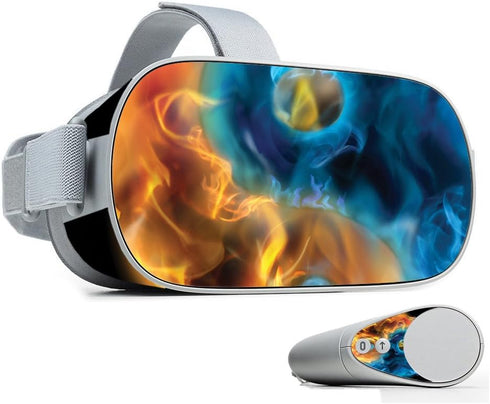 MightySkins Skin Compatible with Oculus Go Mobile VR - Yin and Yang | Protective, Durable, and Unique Vinyl Decal wrap Cover | Easy to Apply, Remo...